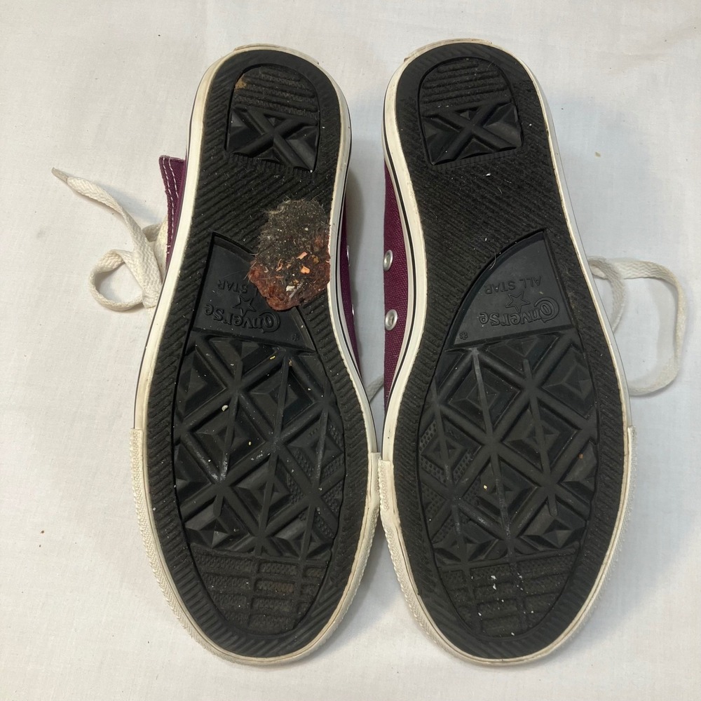 Converse Chuck Taylor All Star High Top‎ Purple Canvas Sneakers Mens 4 Womens 6 - Picture 7 of 8